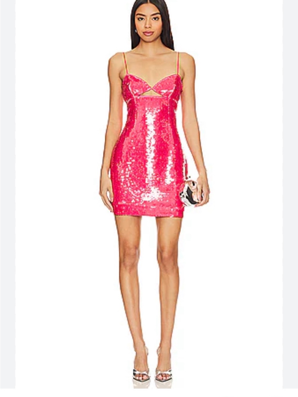 Susana Monaco pink Sequin Mini Dress -  Women's Party Dress